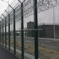 Galvanized Anti Climb Fence with Barbed Wire